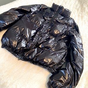 Charcoal Color, Small Puffer Coat